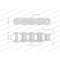 Łańcuch rolkowy L12A1-38PZ Claas 686200 686200.0 0006862000 WARYŃSKI