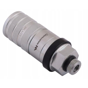 Szybkozłącze hydrauliczne zrywalne gniazdo G3/4UNF GZ PUSH-PULL WARYŃSKI, WIA3CVU34Z