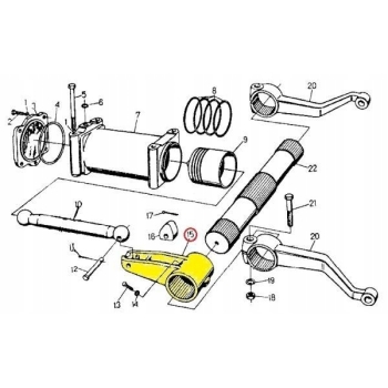 Dźwignia główna podnośnika URSUS C-330 50020330