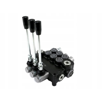 Rozdzielacz hydrauliczny 3-sekcyjny 80L VOIMA [V-R80L-3], V-R80L-3