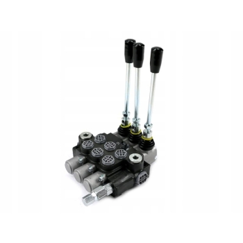 Rozdzielacz hydrauliczny 3-sekcyjny 40L z zatrzaskami VOIMA, V-R40L-3Z