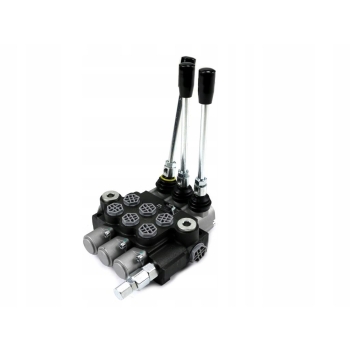 Rozdzielacz hydrauliczny 3-sekcyjny 40L (1 sekcja - z zatrzaskiem) VOIMA, V-R40L-3X1Z