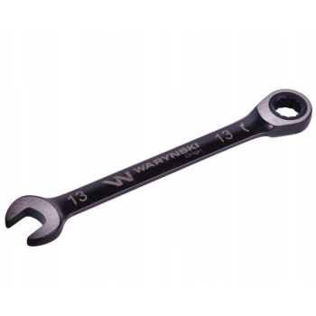 Klucz płasko-oczkowy 13 mm z grzechotką WARYŃSKI, WMK052