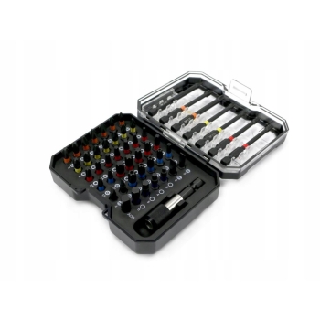 Zestaw końcówek BITÓW udarowych kodowanych znakowanych kolorem WARYŃSKI, WMA141