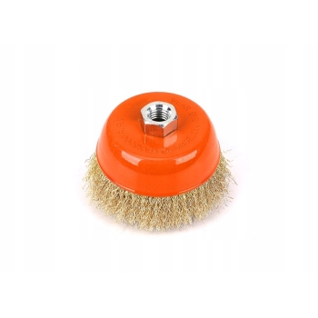 Szczotka doczołowa z nakrętką M14/100 mm TEGER, T-W-SDIT017