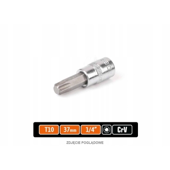 Klucz nasadowy 1/4 z bitem TORX 37 mm/T10 TEGER, T-W-KNT603