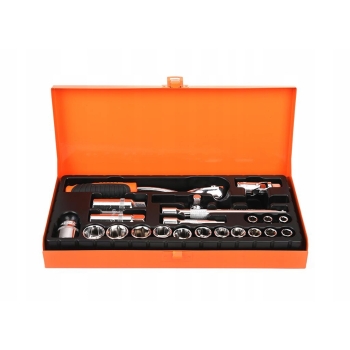 Zestaw kluczy nasadowych 3/8calcal 22szt TEGER, T-W-NWZK22