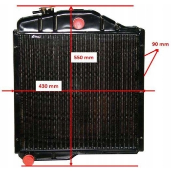 Chłodnica miedziana Zetor 5211/7211/7711 72011312