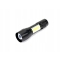 Latarka LED COB 200 lm ładowana USB TEGER, T-LED-0082