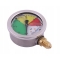 Manometr glicerynowy M63 0-6 bar M12x1.5 POLMO, MGO63KM12D6P