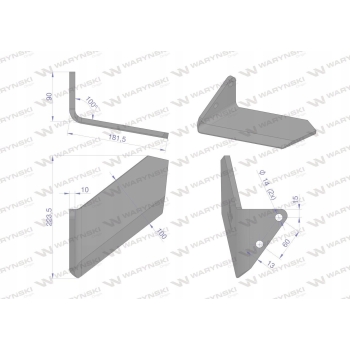 Lemiesz agregatu szeroki lewy Horsch Terrano WARYŃSKI