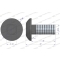 Śruba kpl. płużna M12x30 mm kl.10.9 WARYŃSKI 25x