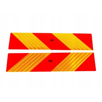 Tablica wyróżniająca odblaskowa 2szt 565x140mm, TW-S2