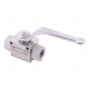 Zawór hydrauliczny 2-drogowy 2/2 - 1/2' WARYŃSKI, WKH-B-1/2BSP
