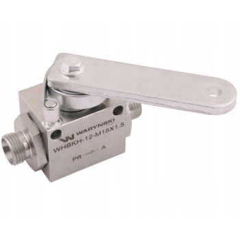 Zawór odcinająco zwrotny 2/2 M18x1.5 WARYŃSKI, WHBKH-12-M18