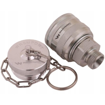Zawór wtyczka Bizon M18x1.5 z osłoną WARYŃSKI, WRSM18WT