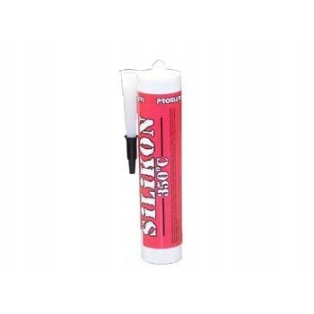 Silikon uszczelniająco-klejący 350*C 300ml czarny, SILIKON 300 MLCZ
