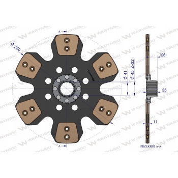 Tarcza sprzęgła Ceramiczna FENDT WARYŃSKI