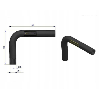 Przewód chłodnicy kolano 3065127R91 T20277WARYŃSKI