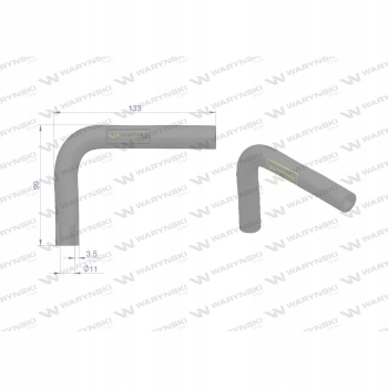 Przewód chłodnicy kolano 3065127R91 T20277WARYŃSKI