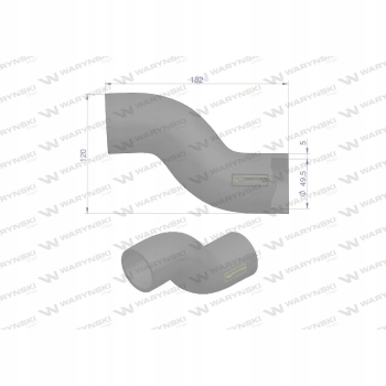 Przewód chłodnicy dolny 3220435R1 WARYŃSKI