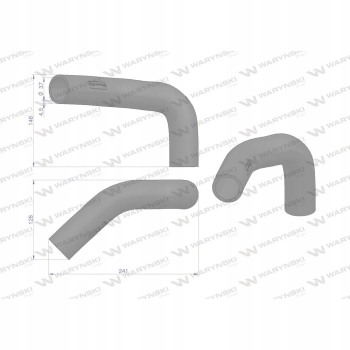 Przewód chłodnicy górny L56296 WARYŃSKI