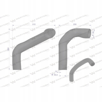 Przewód chłodnicy L61989 WARYŃSKI