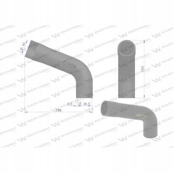 Przewód chłodnicy 3116665R2 WARYŃSKI