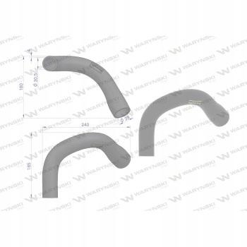 Przewód chłodnicy 1694711M1 WARYŃSKI