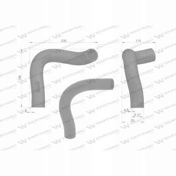 Przewód chłodnicy K948453 WARYŃSKI