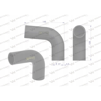 Przewód chłodnicy 747946M91 WARYŃSKI