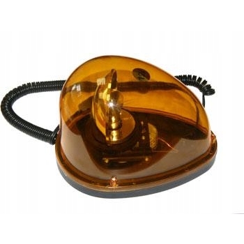 Lampa błyskowa kogut 12V magnes + żarówka (owal), U0269LP