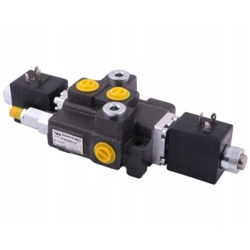Rozdzielacz hydrauliczny 1-sek. 12V DC WARYŃSKI, W-ROZ50L/1E