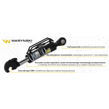 Łącznik centralny hydrauliczny URSUS 3512 MF3 MF4 WARYŃSKI