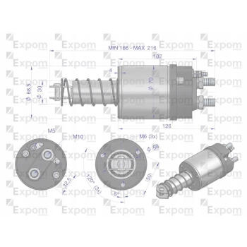 Włącznik rozrusznika MTZ-80 MTZ82 ST21237088 EXPOM