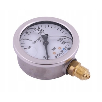 Manometr glicerynowy M63 0-160 bar G1/4' POLMO, MGH63KG14D160P