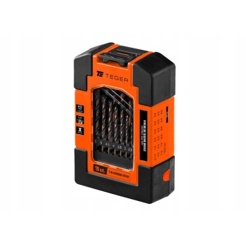Zestaw wierteł do metalu HSS PRO 19 szt. TEGER, T-W-NWWDM-KPL02