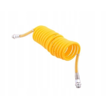 Przewód spiralny żółty GZ 16x1.5 6m POLMO, 50160280616ZP