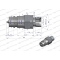 Szybkozłącze hydrauliczne wtyczka M20x1.5 WARYŃSKI