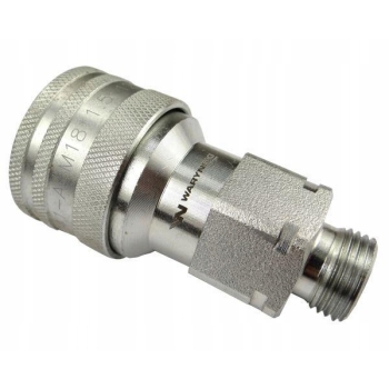Szybkozłącze hydrauliczne gniazdo M18x1.5 WARYŃSKI, WIAM18MZ