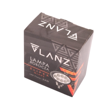 Lampa robocza elipsa 24W 8 LED GLANZ, L0109G