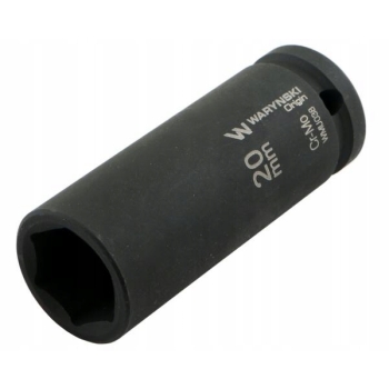 Nasadka udarowa 6-kątna długa 1/2' 20mm WARYŃSKI, WMU038