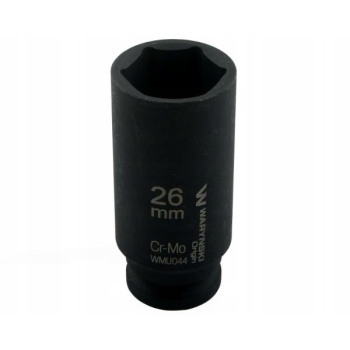 Nasadka udarowa 6-kątna długa 1/2' 26mm WARYŃSKI, WMU044