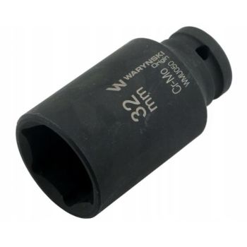 Nasadka udarowa 6-kątna długa 1/2' 32mm WARYŃSKI, WMU050
