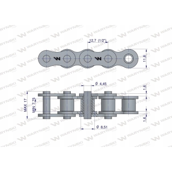 Łańcuch 08B-1-138Ps stołu Anna Waryński