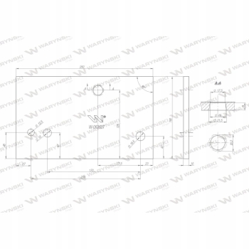 Płyta pośrednia 8 9 12 15 19 28 Kverneland WARYŃSK