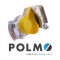 Złącze dwuobwodowe z zaworem żółte 22x1.5 POLMO, 4248013122ZZP