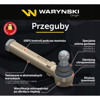 Przegub kierowniczy CASE 3223996R1 WARYŃSKI