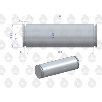 Sworzeń cięgna wspornika C-360 ORYGINAŁ URSUS