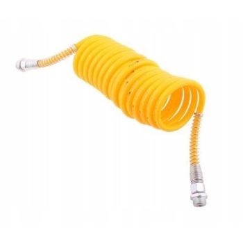 Przewód spiralny 22x1.5 4.5m GZ żółty POLMO, 5016028022SZP